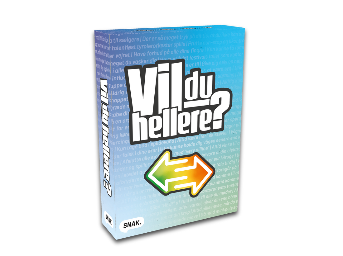 VIL DU HELLERE? - selskabsspil