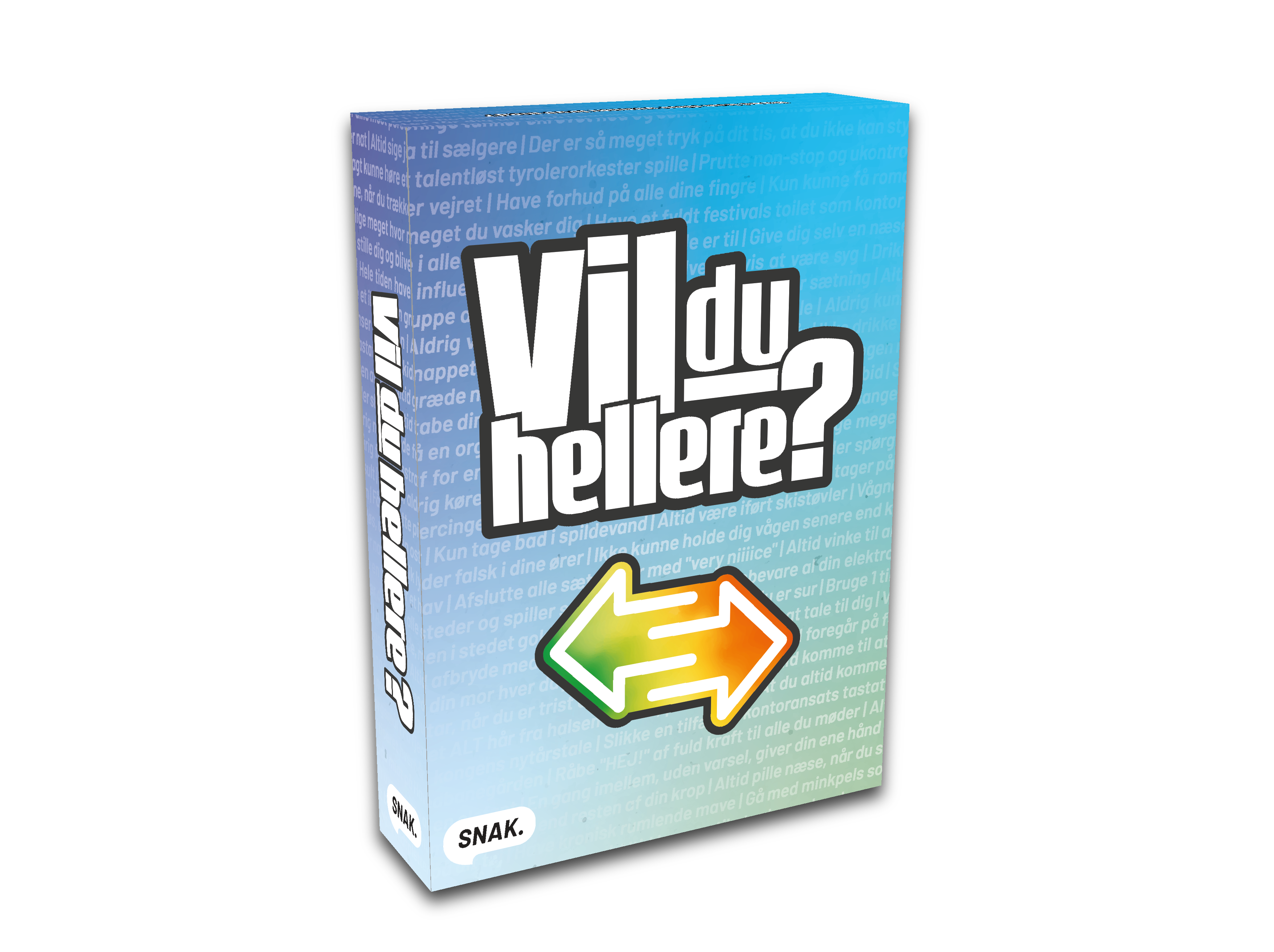 VIL DU HELLERE? - selskabsspil