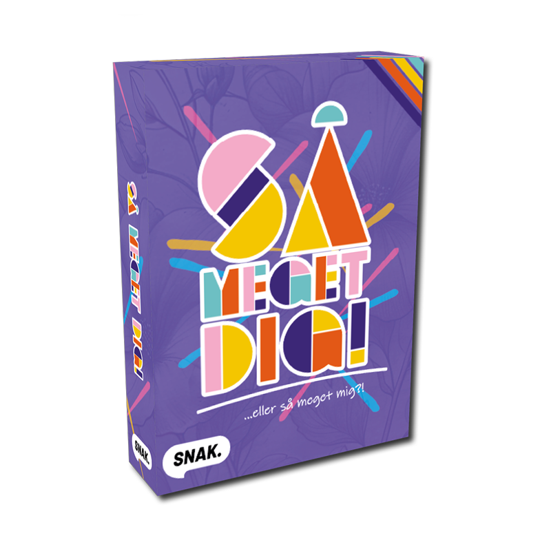 SÅ MEGET DIG! - selskabsspil