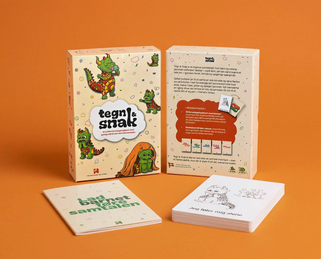 Tegn og snak - Mindes med farver (set i løvens hule)