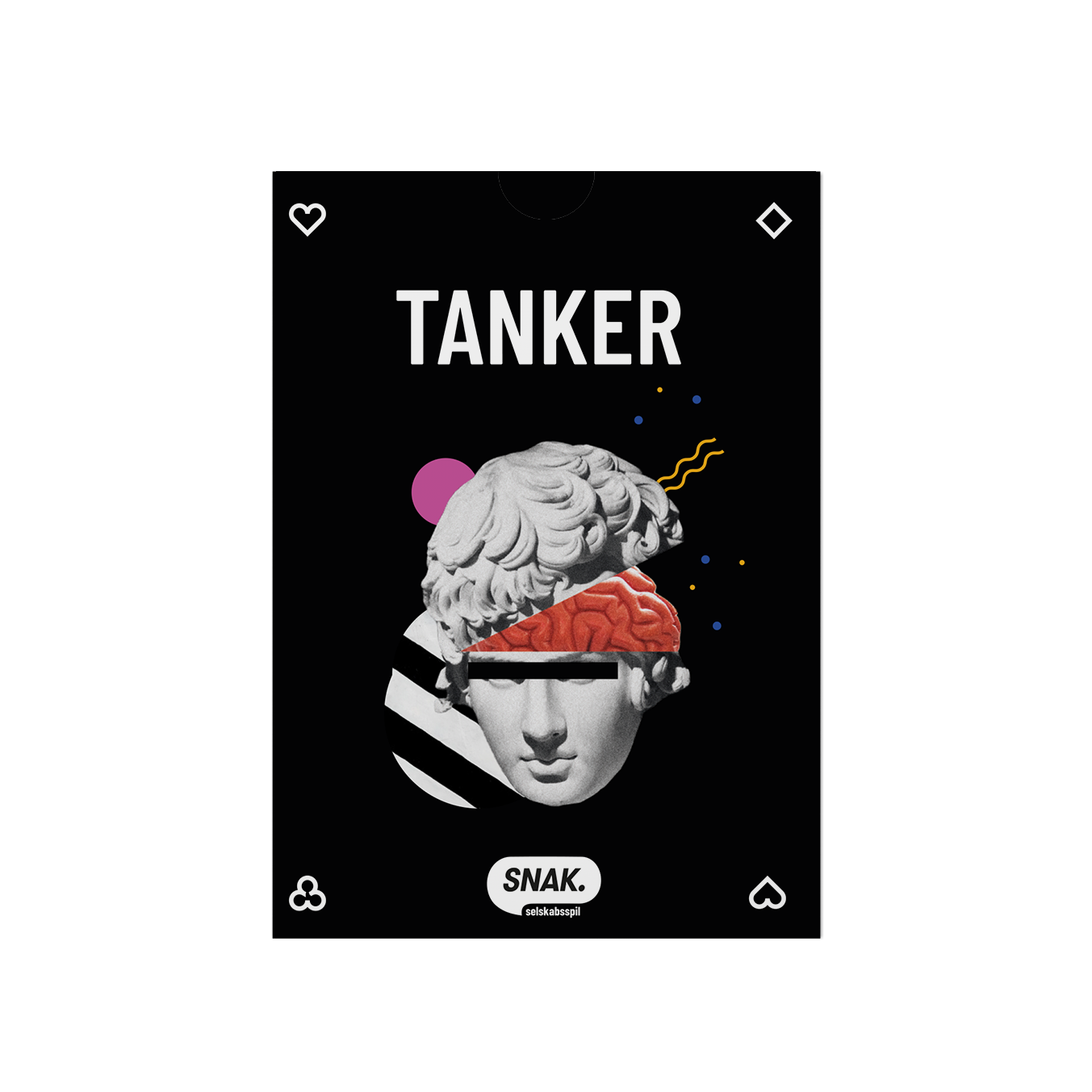 TANKER - Kortspil som du kender det, men 10 SNAK-kort.