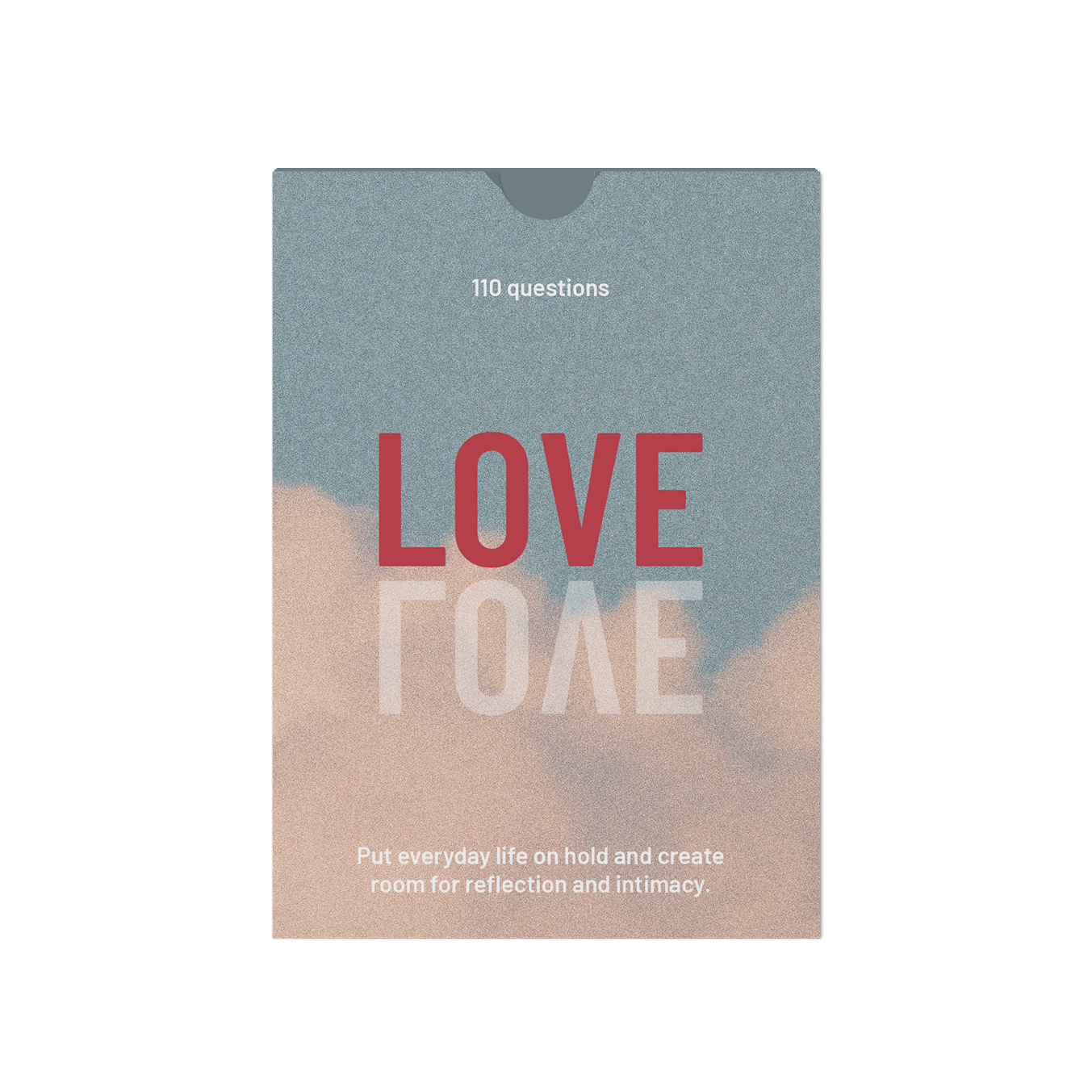 LOVE - Conversation cards that put everyday life on hold and create room for reflection and intimacy.