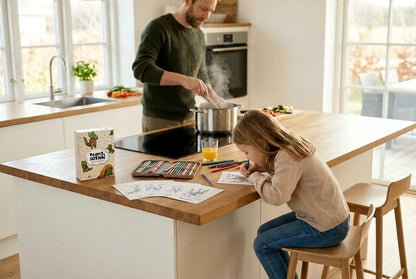 Tegn og snak - Mindes med farver (set i løvens hule)