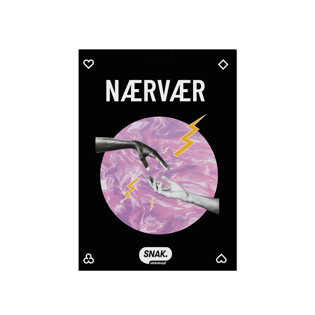 NÆRVÆR - Kortspil som du kender det, men med 10 SNAK-kort.